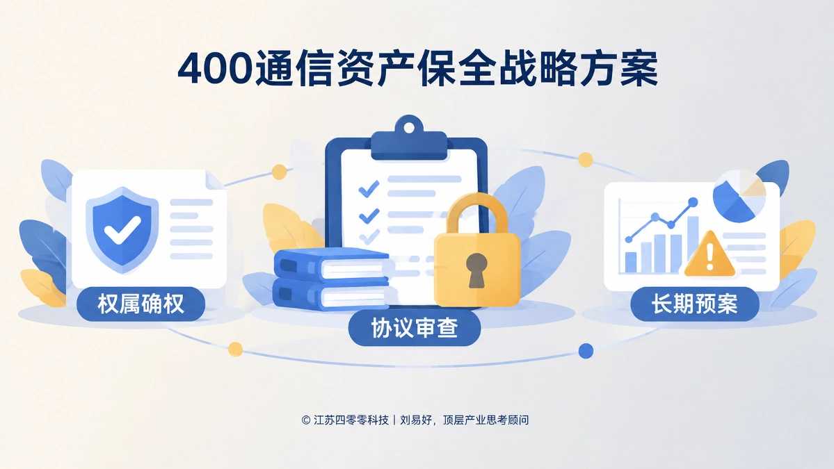 企业400通信资产保全战略方案，从顶层视角规避号码托管危机