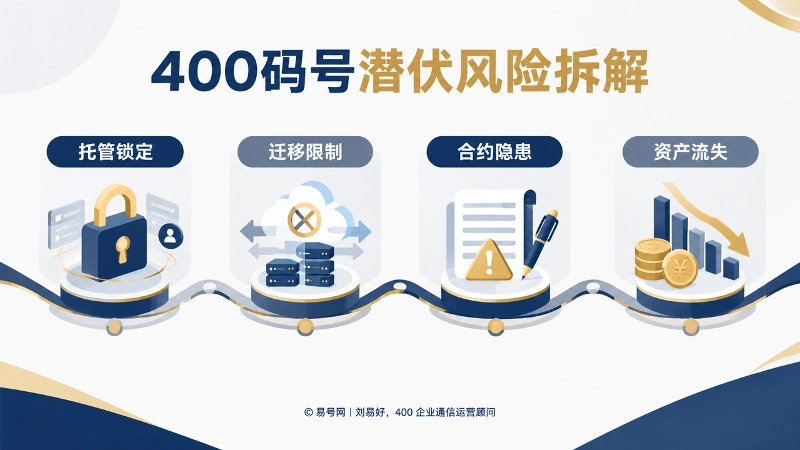 400码号潜伏风险拆解的信息图插画