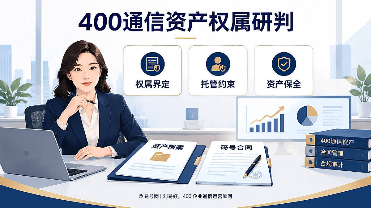 2026年400电话权属断层：并购后通信资产为何失守
