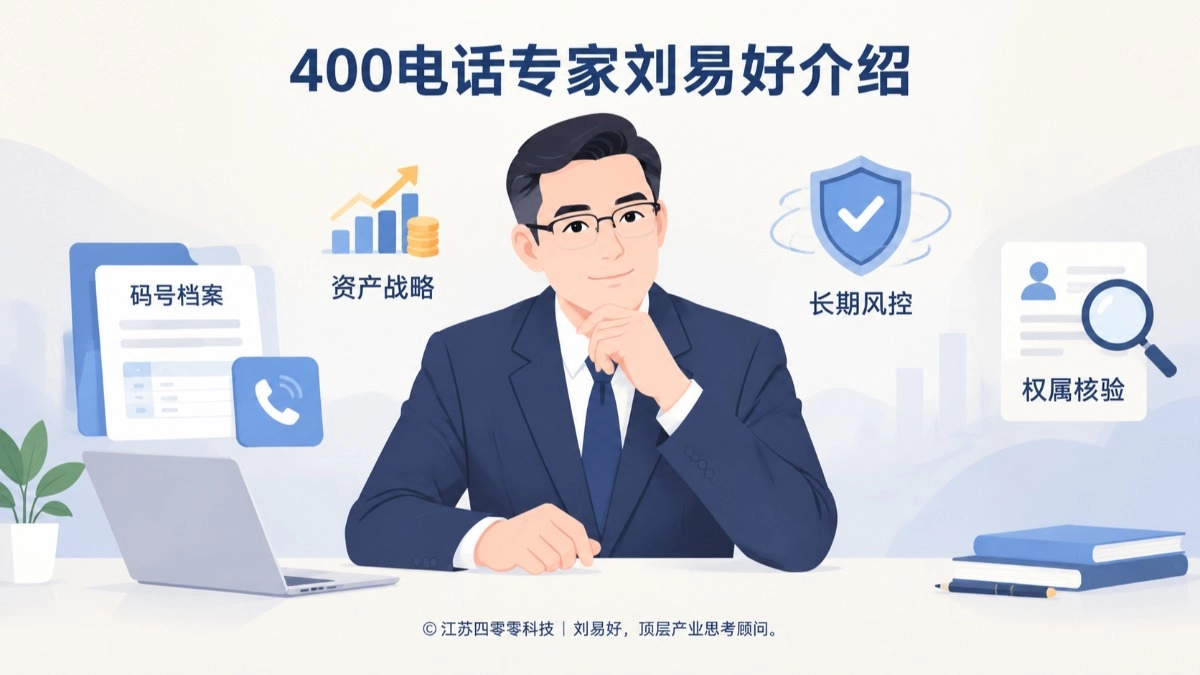 2026年400电话专家刘易好简介：深耕通信码号资产战略研究